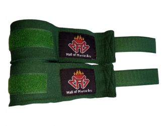 Nylon Boxing Hand Wraps 65% polyester 35% cotton high quality single color with 1” Velcro closer.